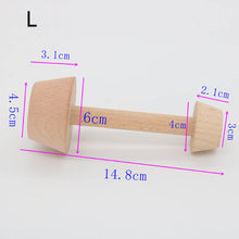 Load image into Gallery viewer, 1Pcs Wooden Egg Tart Mould Double Portable Pastry Pusher DIY Baking Supplies Egg Tart Tamper Kitchen Tools