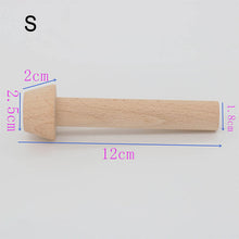 Load image into Gallery viewer, 1Pcs Wooden Egg Tart Mould Double Portable Pastry Pusher DIY Baking Supplies Egg Tart Tamper Kitchen Tools
