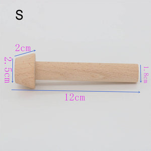 1Pcs Wooden Egg Tart Mould Double Portable Pastry Pusher DIY Baking Supplies Egg Tart Tamper Kitchen Tools