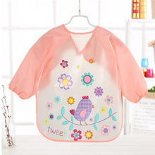 Load image into Gallery viewer, Baby Kids Toddler Long Sleeve Scarf Waterproof Art Smock Feeding Bib Apron Pocket Infant Boys Girls Burp Cloth Banana Bibs