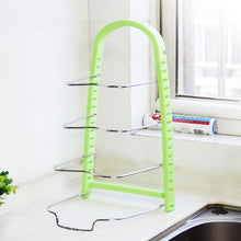 Load image into Gallery viewer, Pot Stand Plate Holder Pot Lid Shelf Multi-Functional Multi-layer Adjustable Rack Pan Cover Shelves