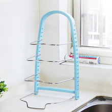 Load image into Gallery viewer, Pot Stand Plate Holder Pot Lid Shelf Multi-Functional Multi-layer Adjustable Rack Pan Cover Shelves