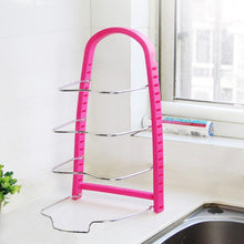 Load image into Gallery viewer, Pot Stand Plate Holder Pot Lid Shelf Multi-Functional Multi-layer Adjustable Rack Pan Cover Shelves