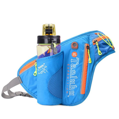 Reflective Waist Running Bags with Bottle Holder Sports Fanny Pack for Camping/Hiking Waist Pack Bags