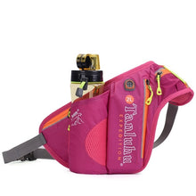 Load image into Gallery viewer, Reflective Waist Running Bags with Bottle Holder Sports Fanny Pack for Camping/Hiking Waist Pack Bags