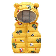 Load image into Gallery viewer, Baby Girl Winter Clothes Cartoon Warm Children&#39;s Vest Waistcost Sleeveless Baby Boy &#39;s Clothes Fashion Kids Clothing 2020 New