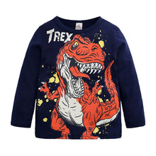 Load image into Gallery viewer, Boy T-Shirts Long Short Sleeve For Children Baby Casual Cartoon Dinosaur Brand Fashion Kids Tops &amp; Tees