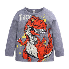 Load image into Gallery viewer, Boy T-Shirts Long Short Sleeve For Children Baby Casual Cartoon Dinosaur Brand Fashion Kids Tops &amp; Tees