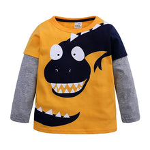 Load image into Gallery viewer, Boy T-Shirts Long Short Sleeve For Children Baby Casual Cartoon Dinosaur Brand Fashion Kids Tops &amp; Tees
