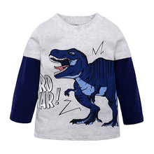 Load image into Gallery viewer, Boy T-Shirts Long Short Sleeve For Children Baby Casual Cartoon Dinosaur Brand Fashion Kids Tops &amp; Tees