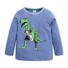Load image into Gallery viewer, Boy T-Shirts Long Short Sleeve For Children Baby Casual Cartoon Dinosaur Brand Fashion Kids Tops &amp; Tees