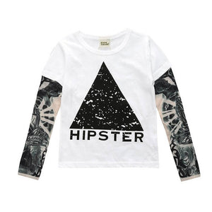 Boy T-Shirts Long Short Sleeve For Children Baby Casual Cartoon Dinosaur Brand Fashion Kids Tops & Tees