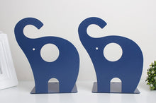 Load image into Gallery viewer, New 2 Pcs/Set Cute Giraffe and Elephant Book Stand Cartoon Metal Bookend Reading Book Holder Shelf