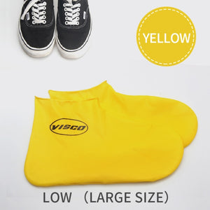 Reusable Latex Waterproof Rain Shoes Covers Slip-resistant Rubber Rain Boot Overshoes Rain Covers Shoes Accessories With elastic