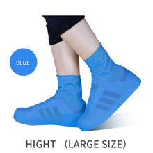 Load image into Gallery viewer, Reusable Latex Waterproof Rain Shoes Covers Slip-resistant Rubber Rain Boot Overshoes Rain Covers Shoes Accessories With elastic