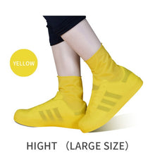 Load image into Gallery viewer, Reusable Latex Waterproof Rain Shoes Covers Slip-resistant Rubber Rain Boot Overshoes Rain Covers Shoes Accessories With elastic
