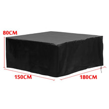 Load image into Gallery viewer, 18 Sizes Outdoor Garden Furniture Cover Waterproof Oxford Sofa Chair Table BBQ Protector Rain Snow Dustproof Protection Cover