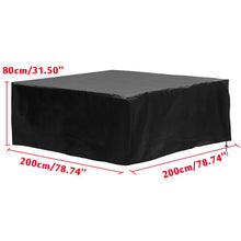 Load image into Gallery viewer, 18 Sizes Outdoor Garden Furniture Cover Waterproof Oxford Sofa Chair Table BBQ Protector Rain Snow Dustproof Protection Cover