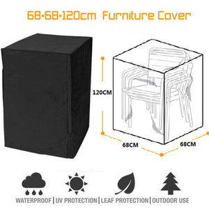 18 Sizes Outdoor Garden Furniture Cover Waterproof Oxford Sofa Chair Table BBQ Protector Rain Snow Dustproof Protection Cover