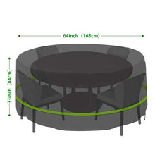 Load image into Gallery viewer, 18 Sizes Outdoor Garden Furniture Cover Waterproof Oxford Sofa Chair Table BBQ Protector Rain Snow Dustproof Protection Cover