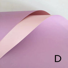 Load image into Gallery viewer, REM 20pcs/set Flower Wrapping Paper Korean Two-tone Gift Packaging Paper Waterproof Florist Bouquet Supplies