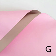 Load image into Gallery viewer, REM 20pcs/set Flower Wrapping Paper Korean Two-tone Gift Packaging Paper Waterproof Florist Bouquet Supplies