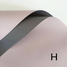 Load image into Gallery viewer, REM 20pcs/set Flower Wrapping Paper Korean Two-tone Gift Packaging Paper Waterproof Florist Bouquet Supplies