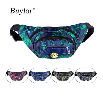 Buylor Fanny Pack Men Belt Bag Waterproof Waist Packs Banana Chest Bum Bag Women Zipper Wallet Pouch Travel Bicycle Hiking