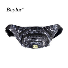 Load image into Gallery viewer, Buylor Fanny Pack Men Belt Bag Waterproof Waist Packs Banana Chest Bum Bag Women Zipper Wallet Pouch Travel Bicycle Hiking