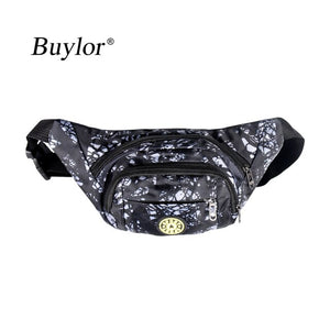 Buylor Fanny Pack Men Belt Bag Waterproof Waist Packs Banana Chest Bum Bag Women Zipper Wallet Pouch Travel Bicycle Hiking