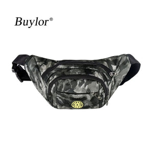 Buylor Fanny Pack Men Belt Bag Waterproof Waist Packs Banana Chest Bum Bag Women Zipper Wallet Pouch Travel Bicycle Hiking