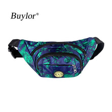 Load image into Gallery viewer, Buylor Fanny Pack Men Belt Bag Waterproof Waist Packs Banana Chest Bum Bag Women Zipper Wallet Pouch Travel Bicycle Hiking