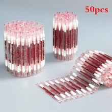 Load image into Gallery viewer, 50pcs Medical Multifunction Disinfected Stick Make Up Wood Iodine Disposable Medical Double- Cotton Swab Portable Bar