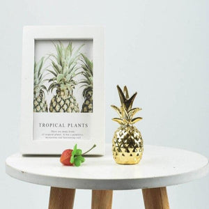 Ceramic Pineapple Storage Tank Candle Container Sugar Jar Piggy Bank Seal Pot with Dustproof Cover Home Decor Gift
