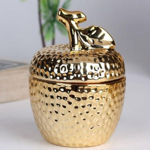 Ceramic Pineapple Storage Tank Candle Container Sugar Jar Piggy Bank Seal Pot with Dustproof Cover Home Decor Gift