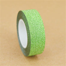 Load image into Gallery viewer, REM 5M DIY Self-adhesive Glitter Washi Paper Scrapbooking Tape Stickers Wedding Birthday Festival Decorations Craft Paper