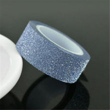 Load image into Gallery viewer, REM 5M DIY Self-adhesive Glitter Washi Paper Scrapbooking Tape Stickers Wedding Birthday Festival Decorations Craft Paper