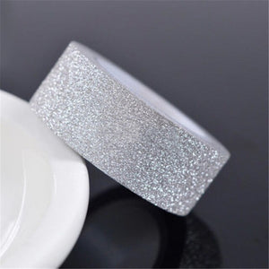 REM 5M DIY Self-adhesive Glitter Washi Paper Scrapbooking Tape Stickers Wedding Birthday Festival Decorations Craft Paper