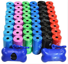 Load image into Gallery viewer, 50Rolls Dog Poop Bags Pet Waste Garbage Bags Biodegradable Outdoor Carrier Holder Dispenser Clean Pick up Tools Pet Accessories
