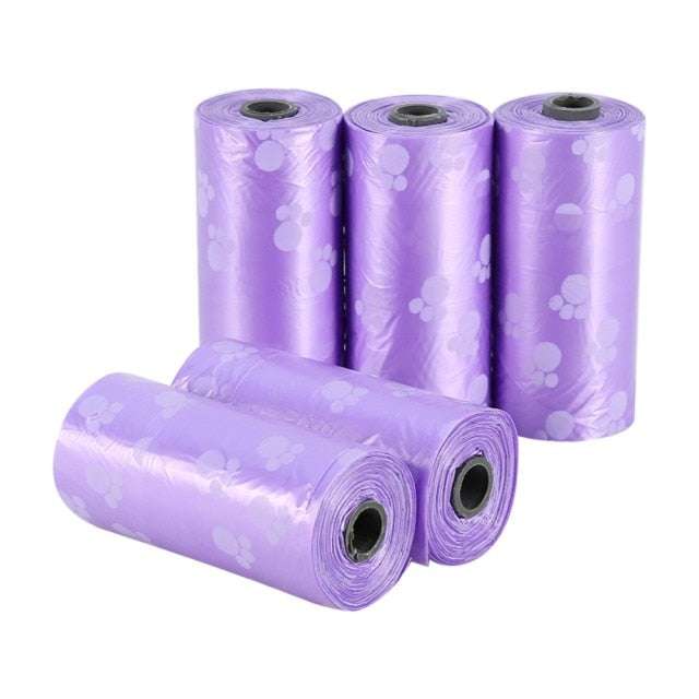 50Rolls Dog Poop Bags Pet Waste Garbage Bags Biodegradable Outdoor Carrier Holder Dispenser Clean Pick up Tools Pet Accessories