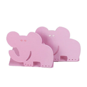 2pcs Cartoon Animal Bookends Book Stand Support Desktop Office Magazine Organizer Rack Shelf Holder