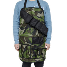 Load image into Gallery viewer, Waterproof Camouflage Apron Multifunction BBQ Grill Condiment Holder Multi-pockets