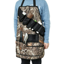 Load image into Gallery viewer, Waterproof Camouflage Apron Multifunction BBQ Grill Condiment Holder Multi-pockets