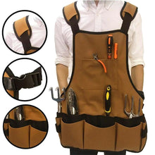 Load image into Gallery viewer, Garden BBQ Tool Bag Adjustable Strap Storage Multi-Pockets Pouch Electrician Apron