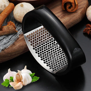 1Pcs Stainless Garlic Press Household Manual Garlic Press Device Kitchen Press Squeezer Ginger Garlic Tools Kitchen Accessories