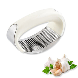 1Pcs Stainless Garlic Press Household Manual Garlic Press Device Kitchen Press Squeezer Ginger Garlic Tools Kitchen Accessories