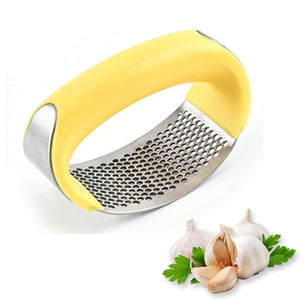 1Pcs Stainless Garlic Press Household Manual Garlic Press Device Kitchen Press Squeezer Ginger Garlic Tools Kitchen Accessories