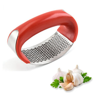 1Pcs Stainless Garlic Press Household Manual Garlic Press Device Kitchen Press Squeezer Ginger Garlic Tools Kitchen Accessories