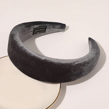 Load image into Gallery viewer, 2019 Chic Pearl Beads Thick Velvet Women Wide Headband Hair Accessories Sponge Head Hoop Turban Female Korean Stretch Hair Bands