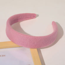 Load image into Gallery viewer, 2019 Chic Pearl Beads Thick Velvet Women Wide Headband Hair Accessories Sponge Head Hoop Turban Female Korean Stretch Hair Bands